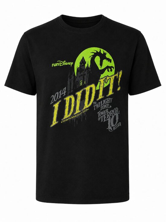 Champion Other - Champion Run Disney 2014 I DID IT Twilight Zone Tower of Terror T-shirt Medium